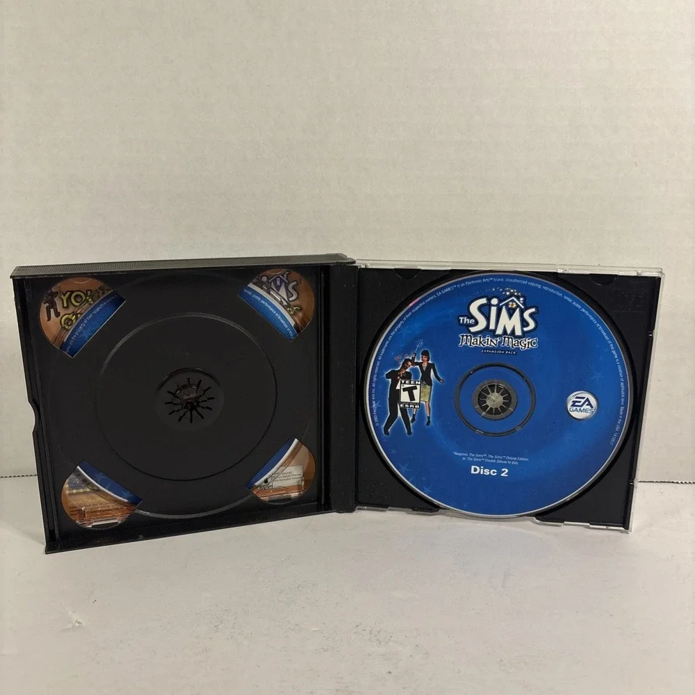 The Sims: Makin' Magic Expansion Pack PC Game 2003 2 discs